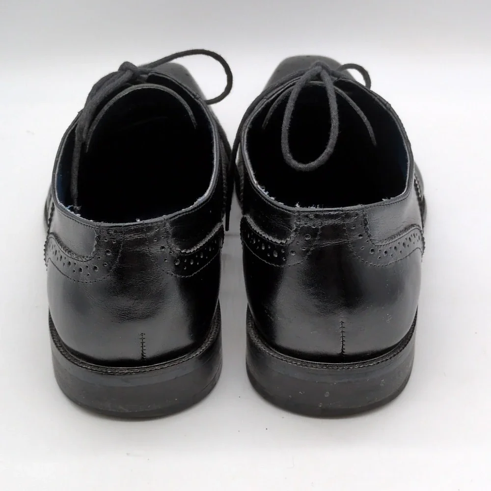 Steve Madden Oxfords Mens P-Loftt‎ Black 12 Leather Dress Shoes Wingtips
